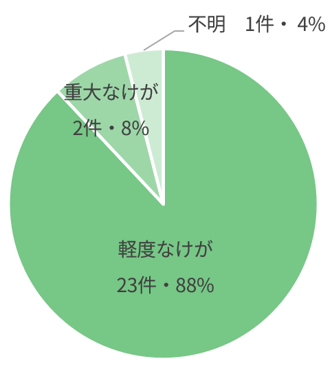 けがの程度