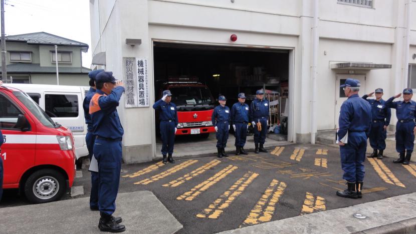 東仙台分団機械器具点検