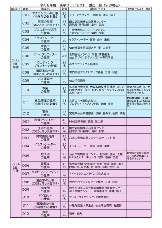 R8講座一覧（24日）