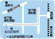 太白区保健福祉センターマップ