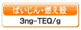 ばいじん・燃え殻　3ng-TEQ/g