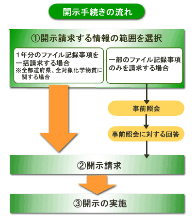 開示手続きの流れ