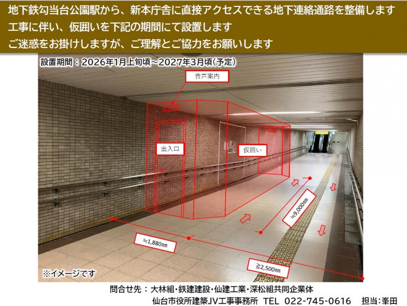 仮囲い設置イメージ