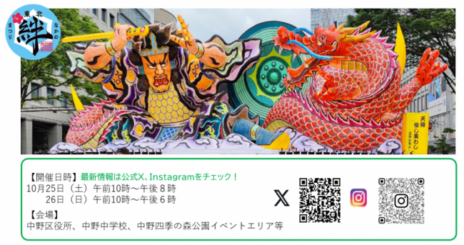 なかの東北絆まつり