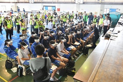 災害VR(地震災害編)体験