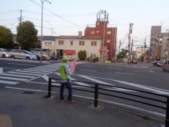 飲酒運転の根絶を広報する様子