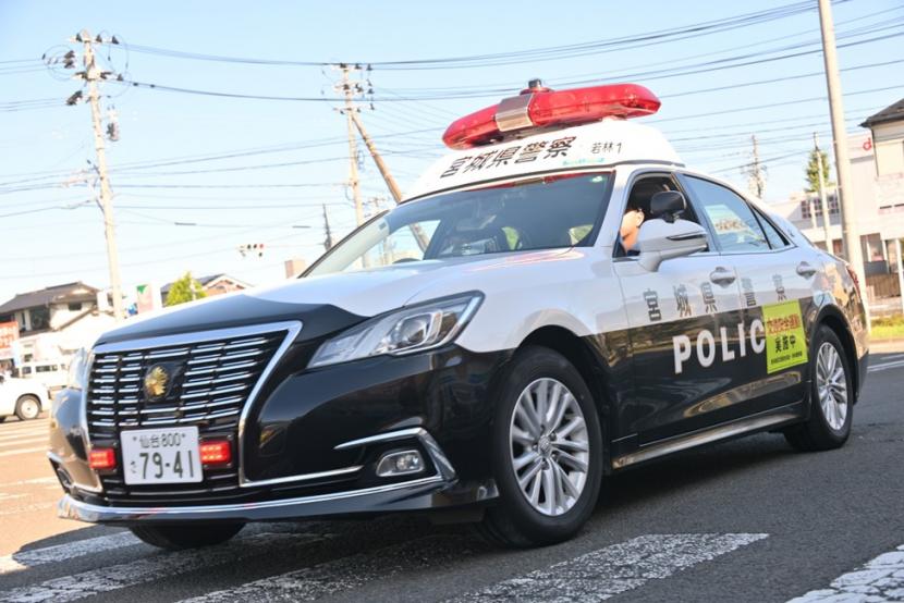 パトカー出動の様子