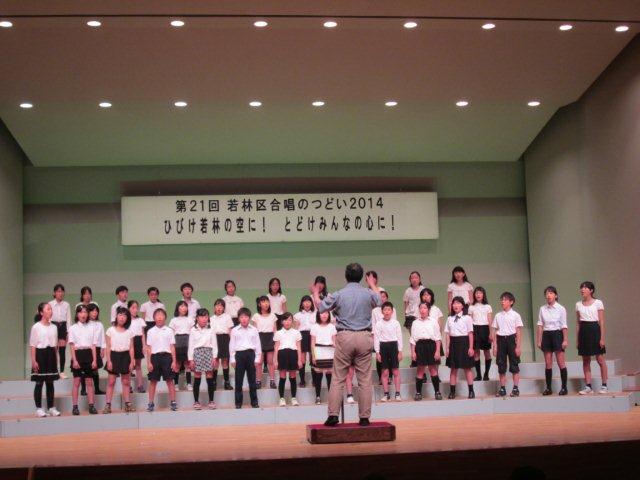 写真／仙台市立古城小学校「くすのき合唱団」