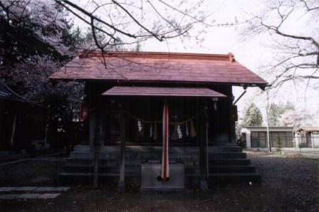 白山神社の社殿の写真