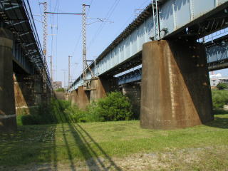 東北本線橋の概観写真