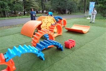 都心部遊び場調査の写真