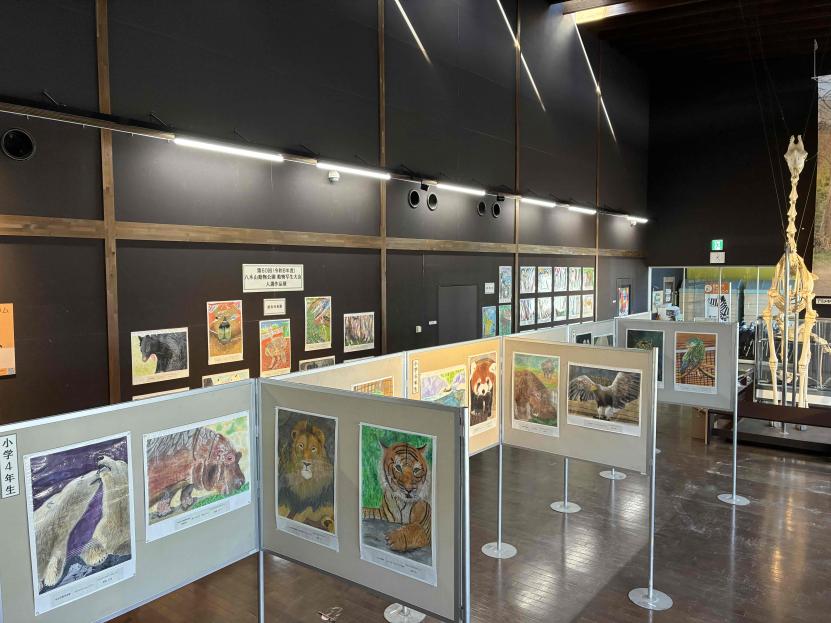 動物写生大会作品展示