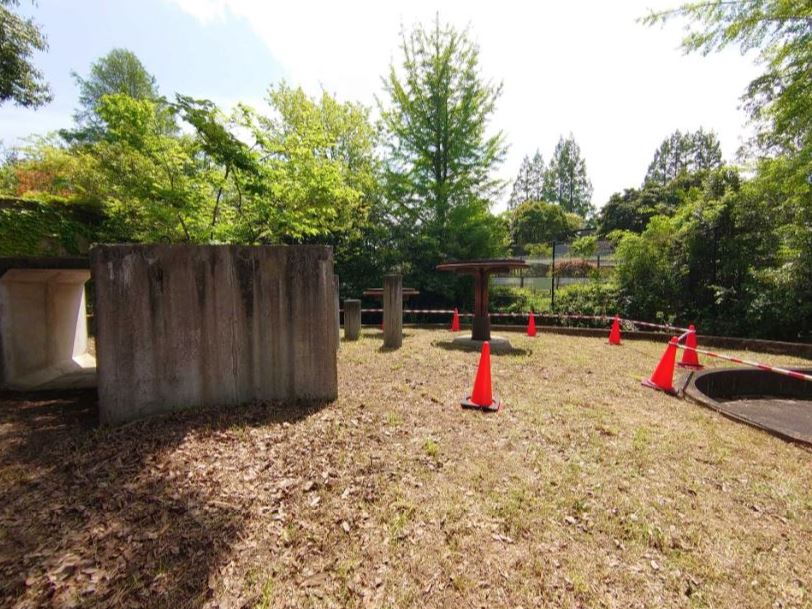 ゴリラの屋外展示場